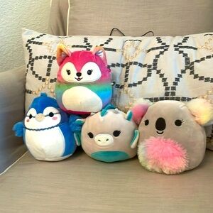 4 pack 5” Squishmallows